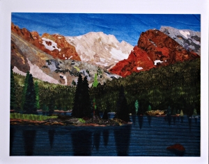 Notecard, Summer Lake at Treeline
